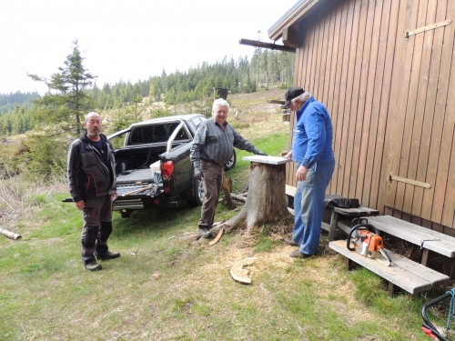 OeTK-Neunkirchen-Alpkogelhuette Fruehjahrsreinigung-2019 20190518-005