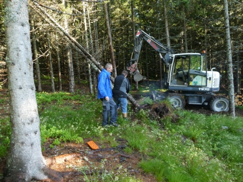 OeTK-Neunkirchen-Alpkogelhütte Baggerarbeiten 20190621-013