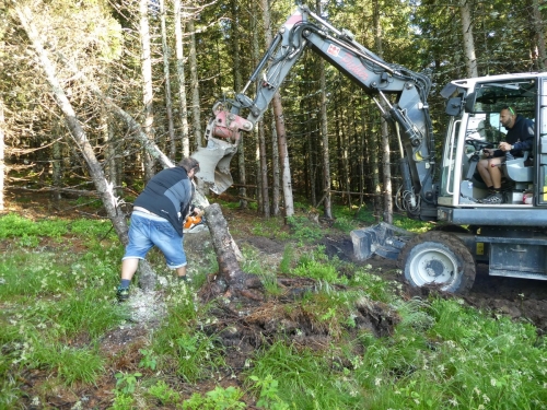 OeTK-Neunkirchen-Alpkogelhütte Baggerarbeiten 20190621-015