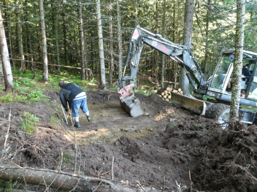 OeTK-Neunkirchen-Alpkogelhütte Baggerarbeiten 20190621-016