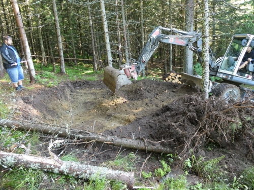 OeTK-Neunkirchen-Alpkogelhütte Baggerarbeiten 20190621-017