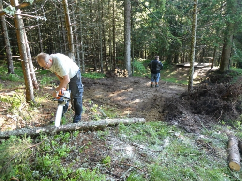 OeTK-Neunkirchen-Alpkogelhütte Baggerarbeiten 20190621-018