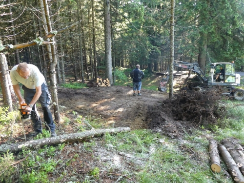 OeTK-Neunkirchen-Alpkogelhütte Baggerarbeiten 20190621-019