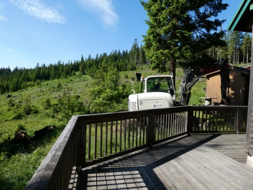 OeTK-Neunkirchen-Alpkogelhütte Baggerarbeiten 20190621-023