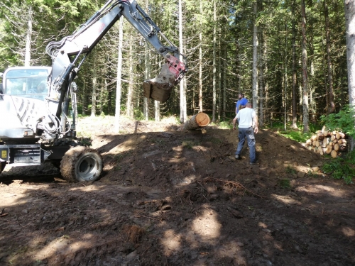 OeTK-Neunkirchen-Alpkogelhütte Baggerarbeiten 20190621-031